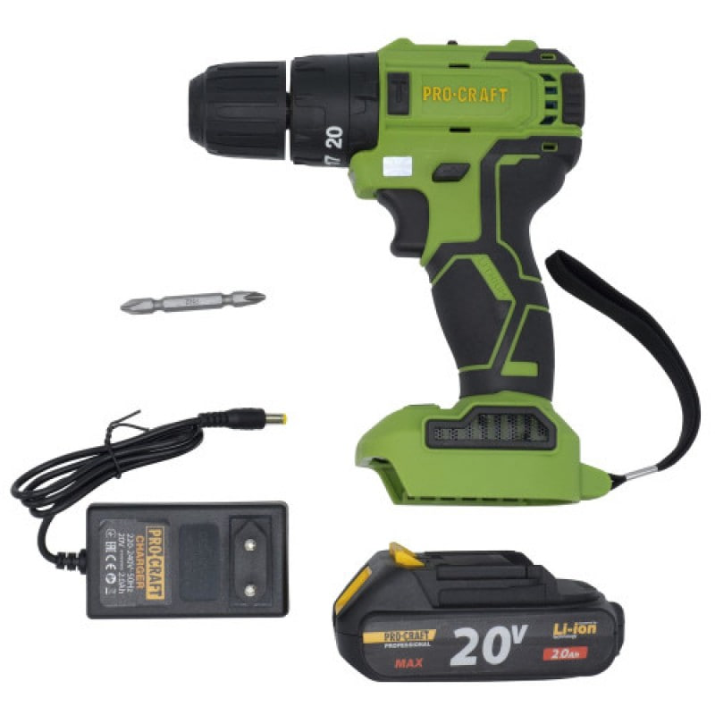 Шуруповерт Procraft PA18LiBL ударный (с 1 акб и зу) - Image 7