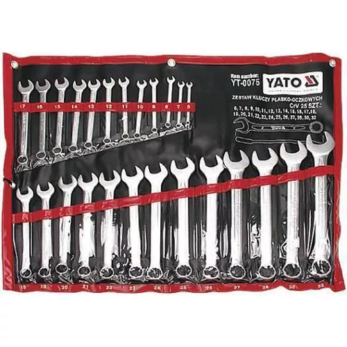 Набор ключей комбинированных YATO 25шт 6- 32мм YT0075