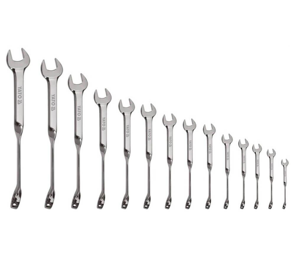 Наб. закруч. гаечных ключей 10- 32мм,14пр YATO YT01865 - Image 2