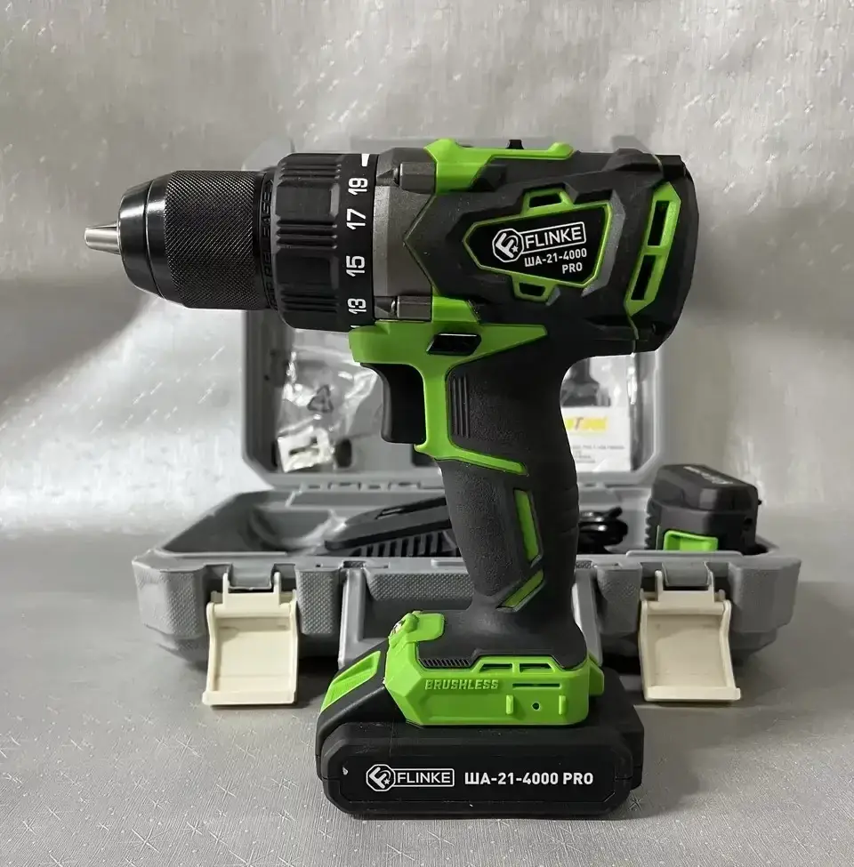 Бесщеточный аккумуляторный шуруповерт Flinke (ША-21-4000PRO) - Image 3