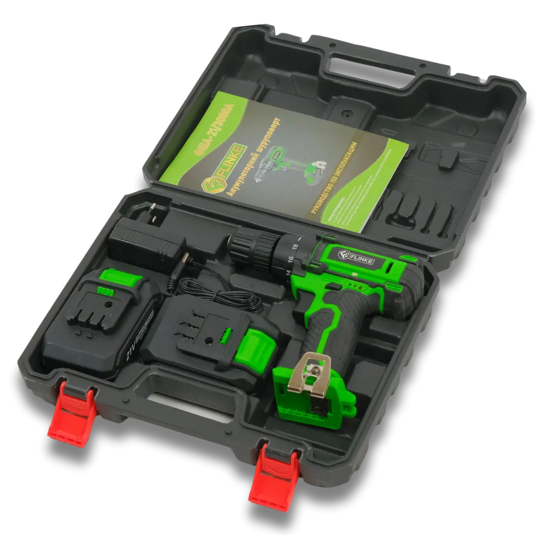 Аккумуляторный дрель шуруповерт Flinke ДШ-21/3000 - Image 2