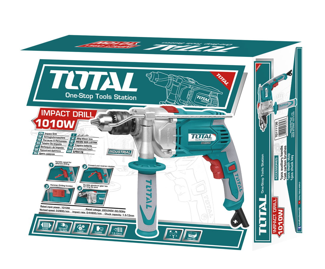 Drill insurubator Total 1010W TG111136 - Image 2