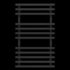 Radiator de baie OMEGA 500*1000 inox (negru)