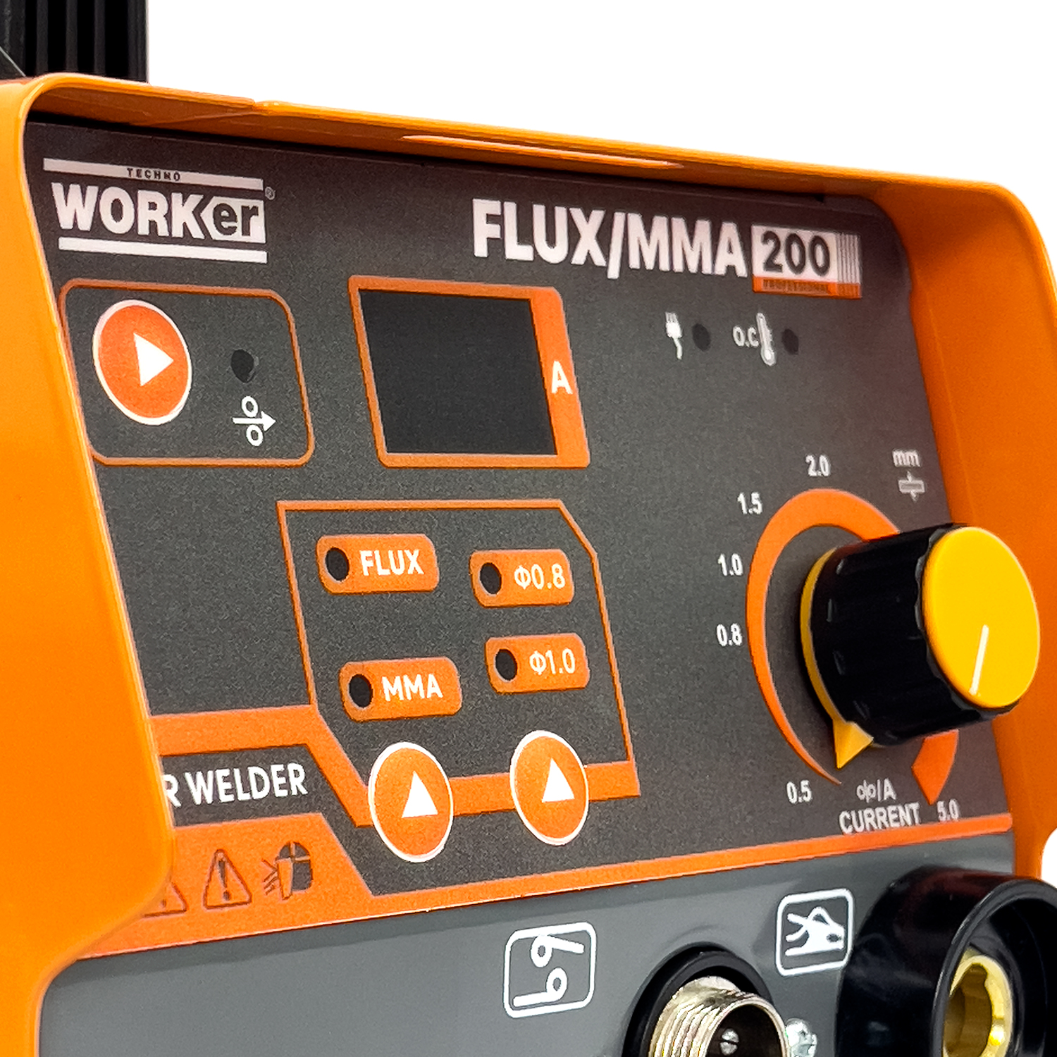 Aparat de sudura TechnoWorker Invertor FLUX/MMA 200 - Image 3
