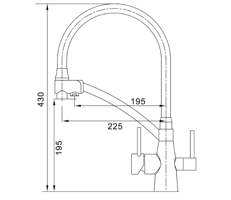 Baterie de bucătărie Inox KB72003-07 (Graphite) - Image 2