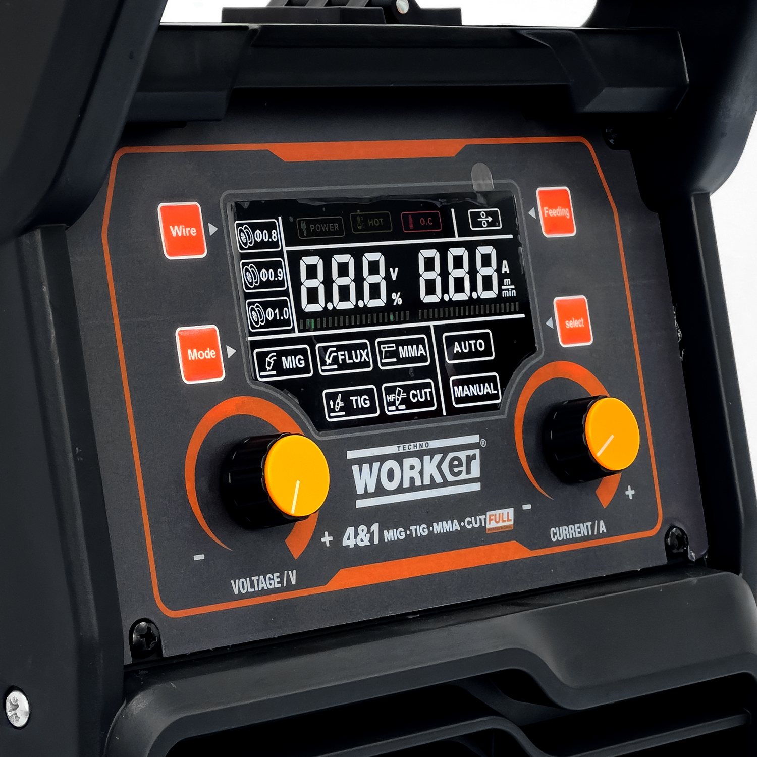 Aparat de sudura TechnoWorker 4 in 1 (MIG/TIG/MMA/CUT) - Imagine 5