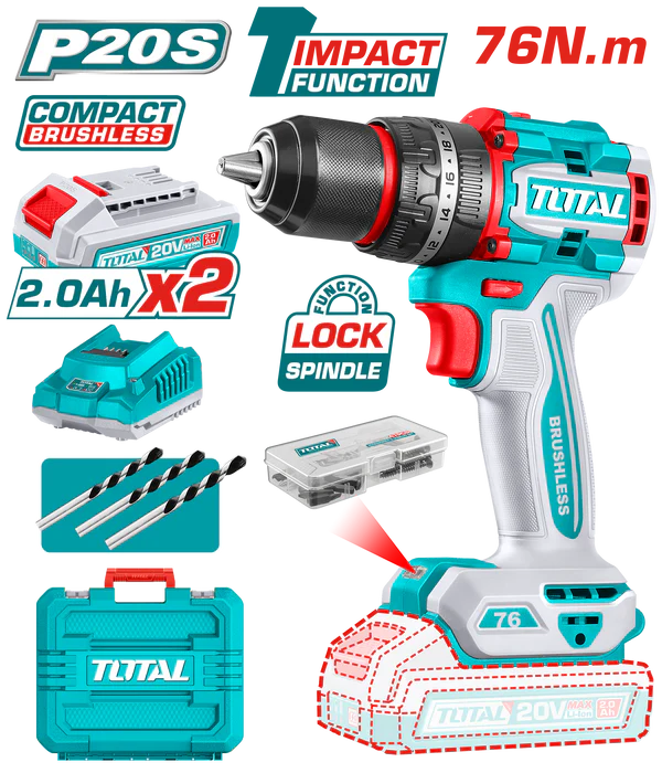 Insurubator cu impact 76nm Total TIDLI20768